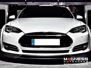 Tesla Model S Front Spoiler - Carbon Fiber - Estremo Tesla Model S Front Spoiler - Carbon Fiber - Estremo